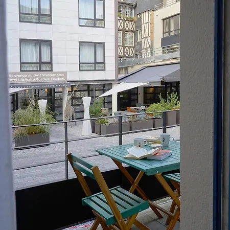 Littéraire Gustave Flaubert, Bw Signature Collection Hotel Rouen