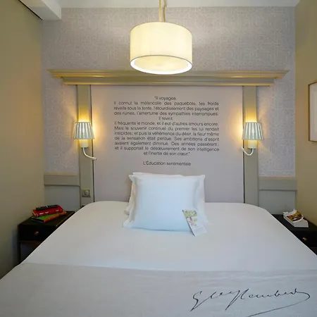 Littéraire Gustave Flaubert, Bw Signature Collection Hotel Ruão