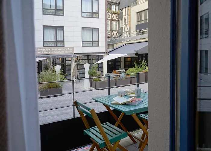 Littéraire Gustave Flaubert, Bw Signature Collection Hotel Rouen